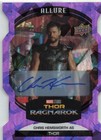 2022 Upper Deck Marvel Allure PURPLE DIAMOND AUTOGRAPH  Chris Hemsworth  04/10