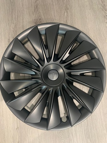 MONSOON FLASH SALE! Tesla Model Y 4 x 19" Wheel Covers Cover Hub Cap T Logo - Picture 5 of 15