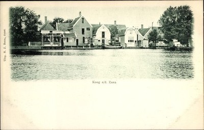 Ak Koog aan de Zaan Nordholland Niederlande, Ortsansicht - 10778336