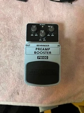 BEHRINGER PB100 Guitar Preamp Booster Used, Works Fine, Small Scratches