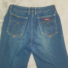 Jordache Jeans Womens 30 x30.5 Blue 1980s High Waisted Flare Cut Vintage EUC