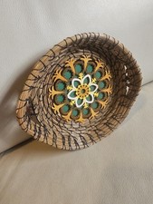 Chris Wheeler Handmade Pine Needle Basket 7"