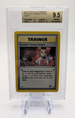 Rocket's Sneak Attack (Unlimited) graded BGS 9.5 for sale on eBay