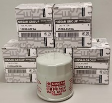 Genuine Oem Nissan 5 Pack 15208-65f0a Engine Oil Filter For Nissan Infiniti Genuine Oem Nissan 5 Pack 15208-65f0a Engine Oil Filter For Nissan Infiniti
