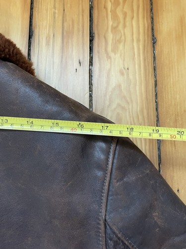 Vintage Horsehide Leather Front Quarter by Durable Bomber Biker Jacket 1950s - Picture 21 of 24