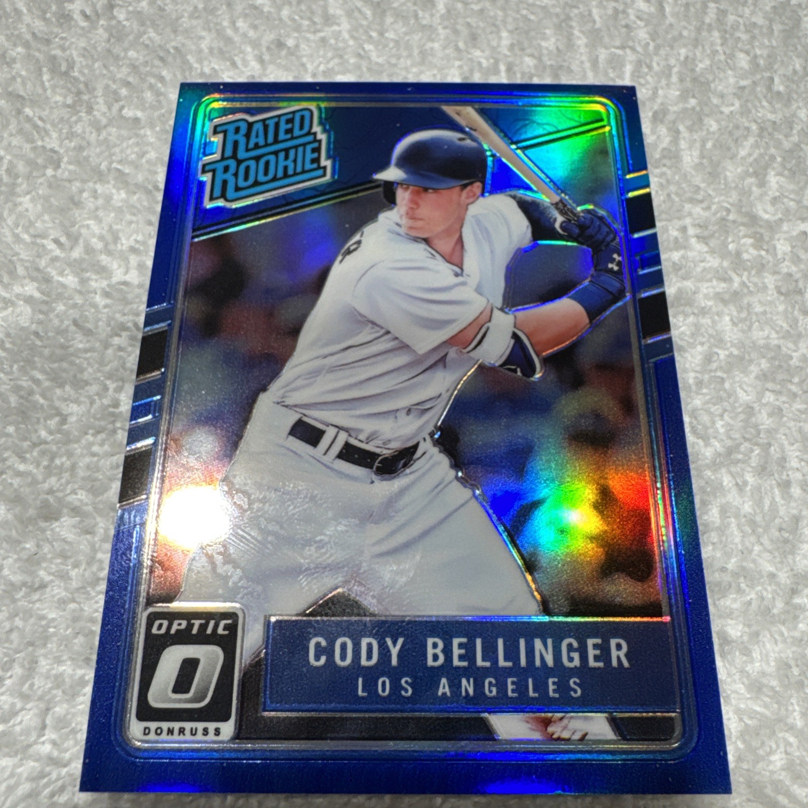 2017 Optic Cody Bellinger Blue Refractor Rookie Card /149 Dodgers Yankees