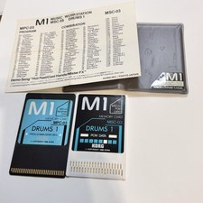 Korg M1 Program Card Set MSC-03 / MPC-03 PCM Drums working Free