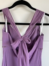 David s Bridal Purple Bridesmaid Prom Dress Size 4