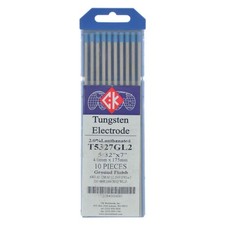 CK T5327GL2 2% Lanthanated Tungsten Electrode 5/32" X 7" 10 pack