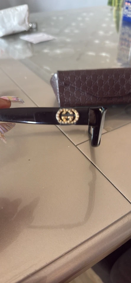 Gucci черный фиолетовый оливковая рамка чтения черный руки очки GG3516 новый - Изображение 2 из 4