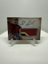 2015 Bowman Inception Braden Shipley Autograph Jumbo Patch Karte /50