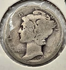 1918  Mercury Dime - 108 Years Old!!  ☆ BELOW SILVER VALUE ☆