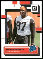 2022 Donruss #393 Perrion Winfrey Rookie Cleveland Browns