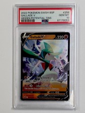 Carte promozionali Gallade V SWSH258 SWSH: Spada e Scudo Holo PSA 10