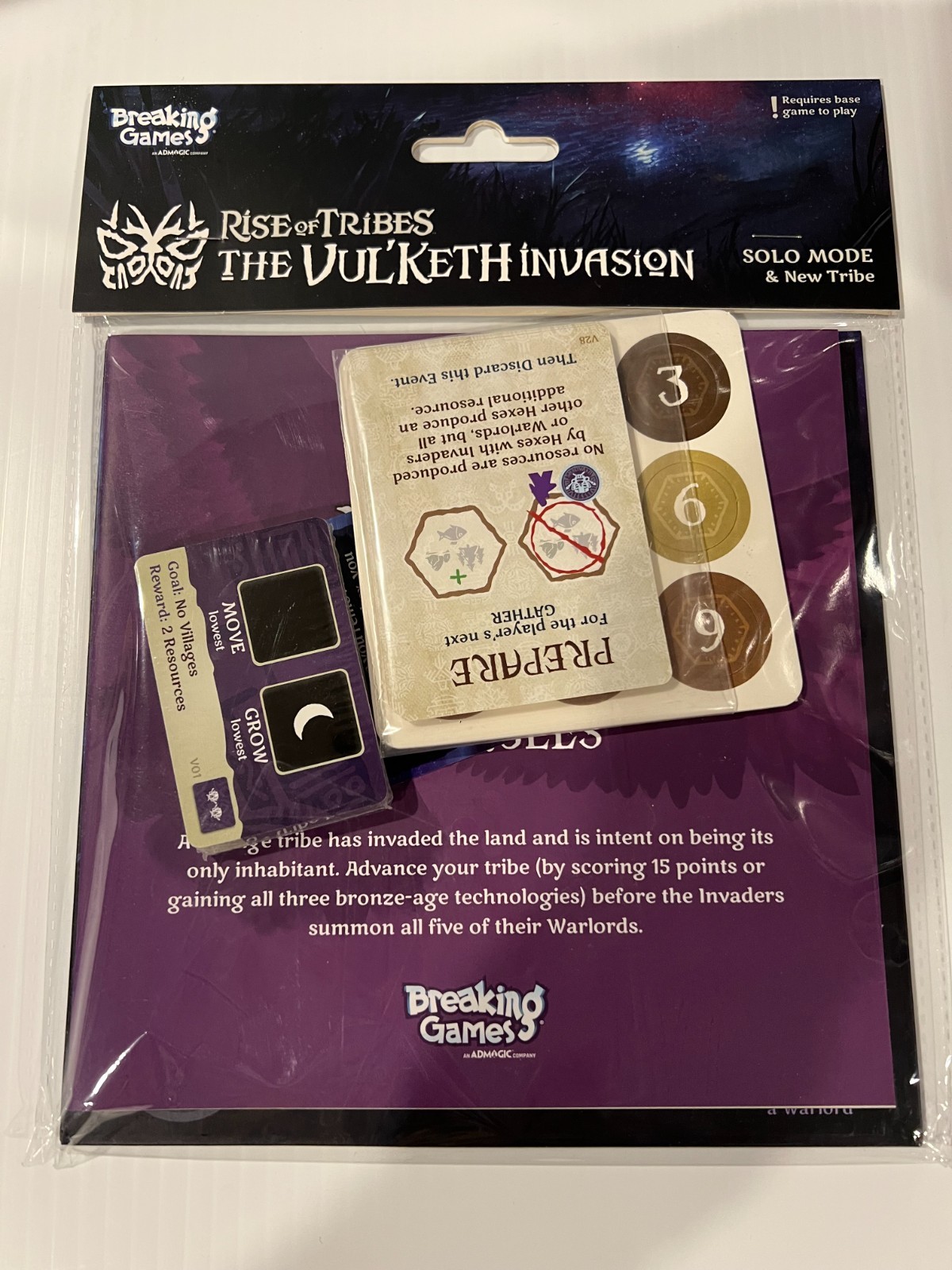 Rise of Tribes Complete Kickstarter Board Game with Extras Breaking Games NEW