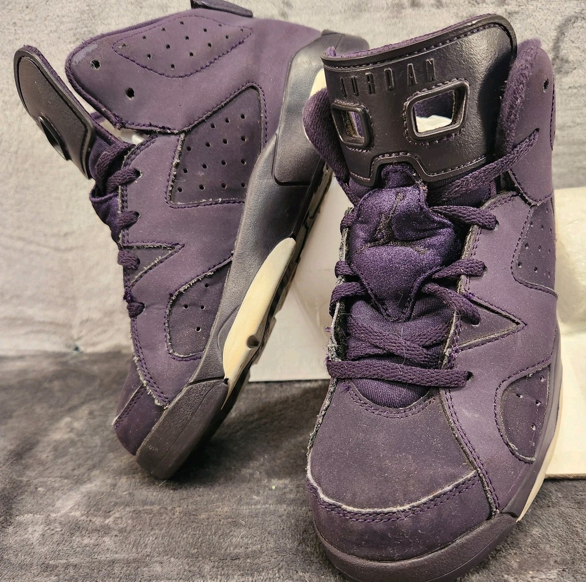 Nike Air Jordan VI Retro 3Y Purple Dynasty Suede 543389-509
