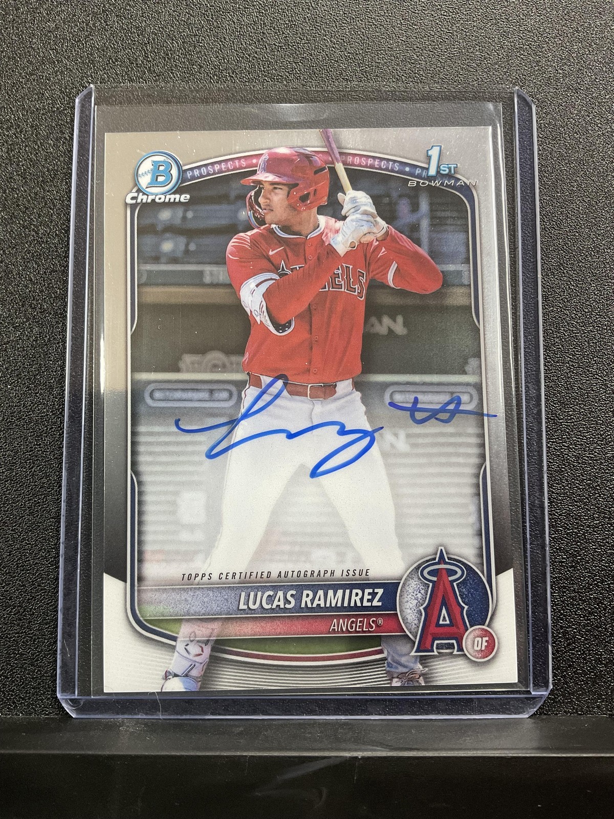 2025 Bowman Lucas Ramirez #CPA-LR Chrome Prospect Autographs 1st Bowman
