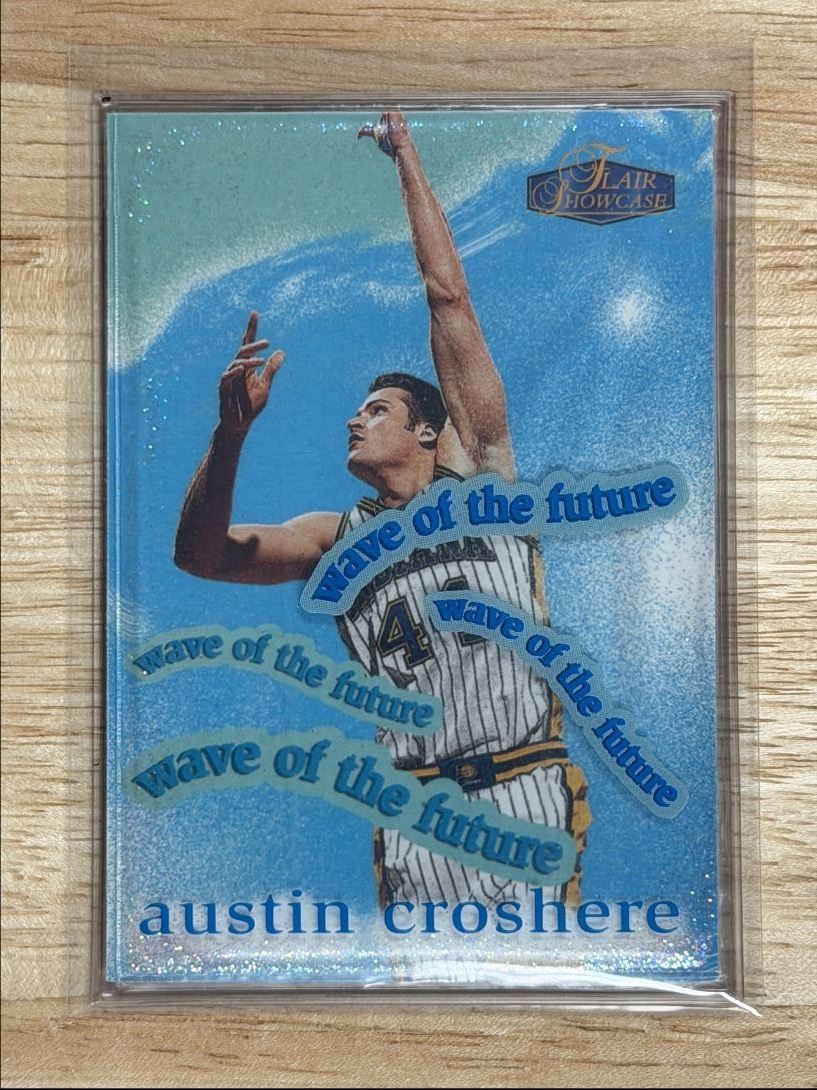 1997-98 Flair Showcase Wave of the Future Austin Croshere RC Indiana Pacers #6