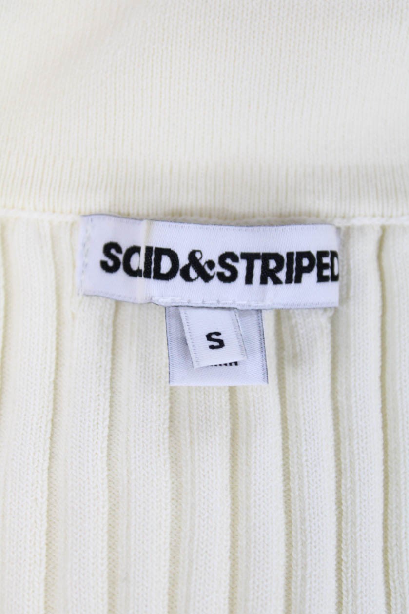 Solid & Striped Womens Collared Long Sleeves Swea… - image 4