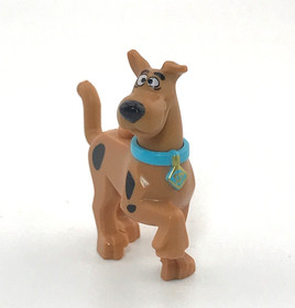 Scooby Doo Great Dane Scooby-Doo Walking with Medium Azure Collar Pattern Lego