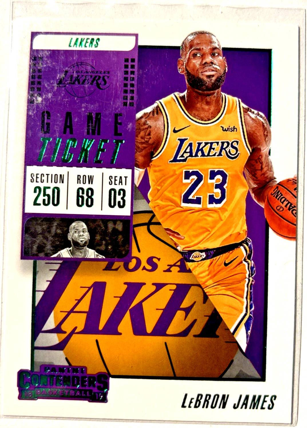 2018-19 Panini Contenders LeBron James LA Lakers #30