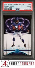 2017 PANINI CROWN ROYALE LIGHT BLUE #89 DALVIN COOK RC #/99 POP 2 PSA 9