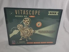 ROKR 3D Vitascope Projector Wooden Puzzle Mechanical Model Kit New NIB