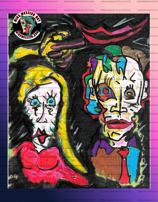 Joker: Folie à Deux tribute painting Original Acrylic Painting Lady Gaga Phoenix