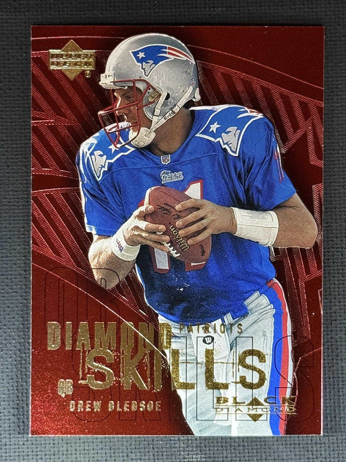 2000 Upper Deck Black Diamond #DS12 Drew Bledsoe Diamond Skills Patriots
