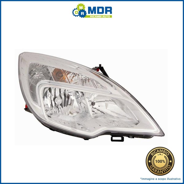 Vorderer Rechter Scheinwerfer Reflektor Verchromt - DX - Opel Meriva 10->13-image
