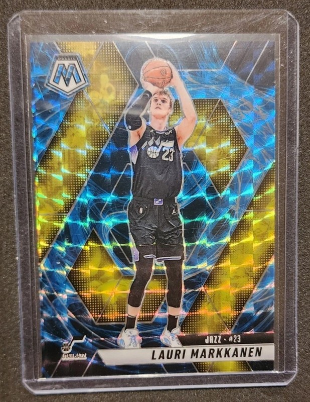 2024-25 Panini Mosaic Lauri Markkanen #186 Mosaic Prizm Lot Genesis-67/75