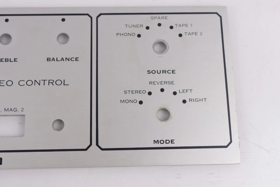 AUDIO RESEARCH MODEL SP-3 PREAMP FACEPLATE - Image 2 of 4