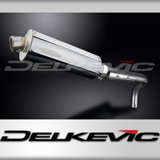 HONDA CB600F HORNET 1998-2002 350mm OVAL STAINLESS BSAU SILENCER EXHAUST KIT