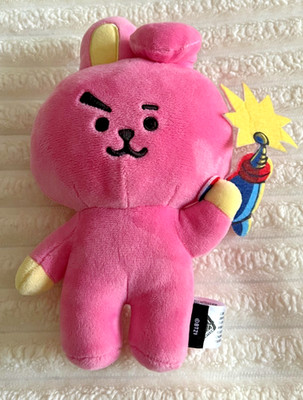 COOKY 9'' BT21 PLUSH PINK BUNNY-EUC!