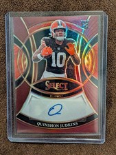 2025 Panini Select - Draft Selections Memorabilia Quinshon Judkins #DSM-QJS Red