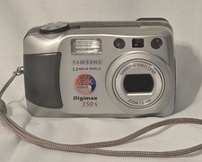 Camera /Samsung Digital Camera Digimax 350S 3.2MP Silver Tested