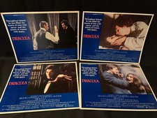 DRACULA NEAR MINT ORIGINAL COMPLETE LOBBY CARD SET OF 4 1979 FRANK LANGELLA 