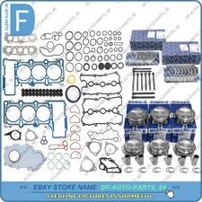 Engine Rebuild Overhaul Pistons Seals Kit For Audi A6 S5 A8 Q7 3.0 TFSI CRE CTD