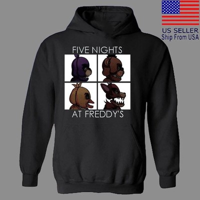 Five Nights At Freddy's Movie Horror Black Unisex Hoodie S-3XL