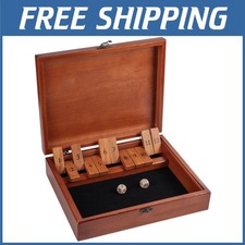 Wooden Shut-The-Box Board Game