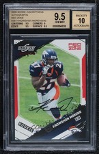 2009 Score Inscriptions Rookie Red Zone 11/30 Knowshon Moreno BGS 9.5 Auto 0s3