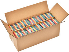 Crayons Bulk Pack, Regular Size, 4 Colors, 400 Packs, 1600 Count