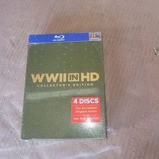 WWII in HD Blu-Ray Discs , 2011, 4-Disc Set, Collectors Edition SEALED