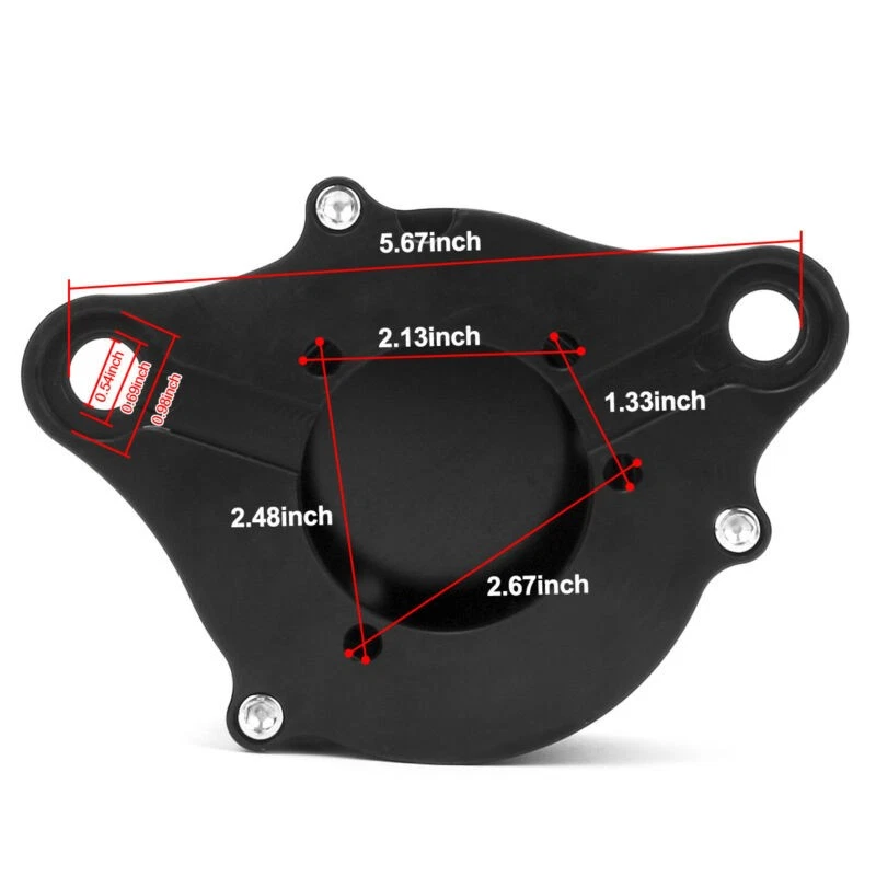 Air Cleaner Intake Filter System For Harley Sportster XL 1200 Hugger Iron XL 883 - Image 4 of 4