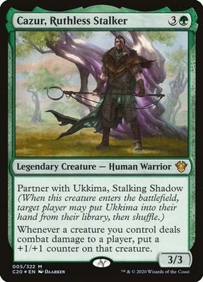 NM Foil - Cazur, Ruthless Stalker [C20 - 5] Commander 2020