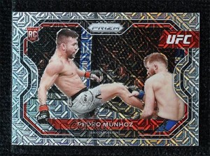 2021 Panini Prizm UFC Mojo Prizm /25 Pedro Munhoz #155 Rookie RC