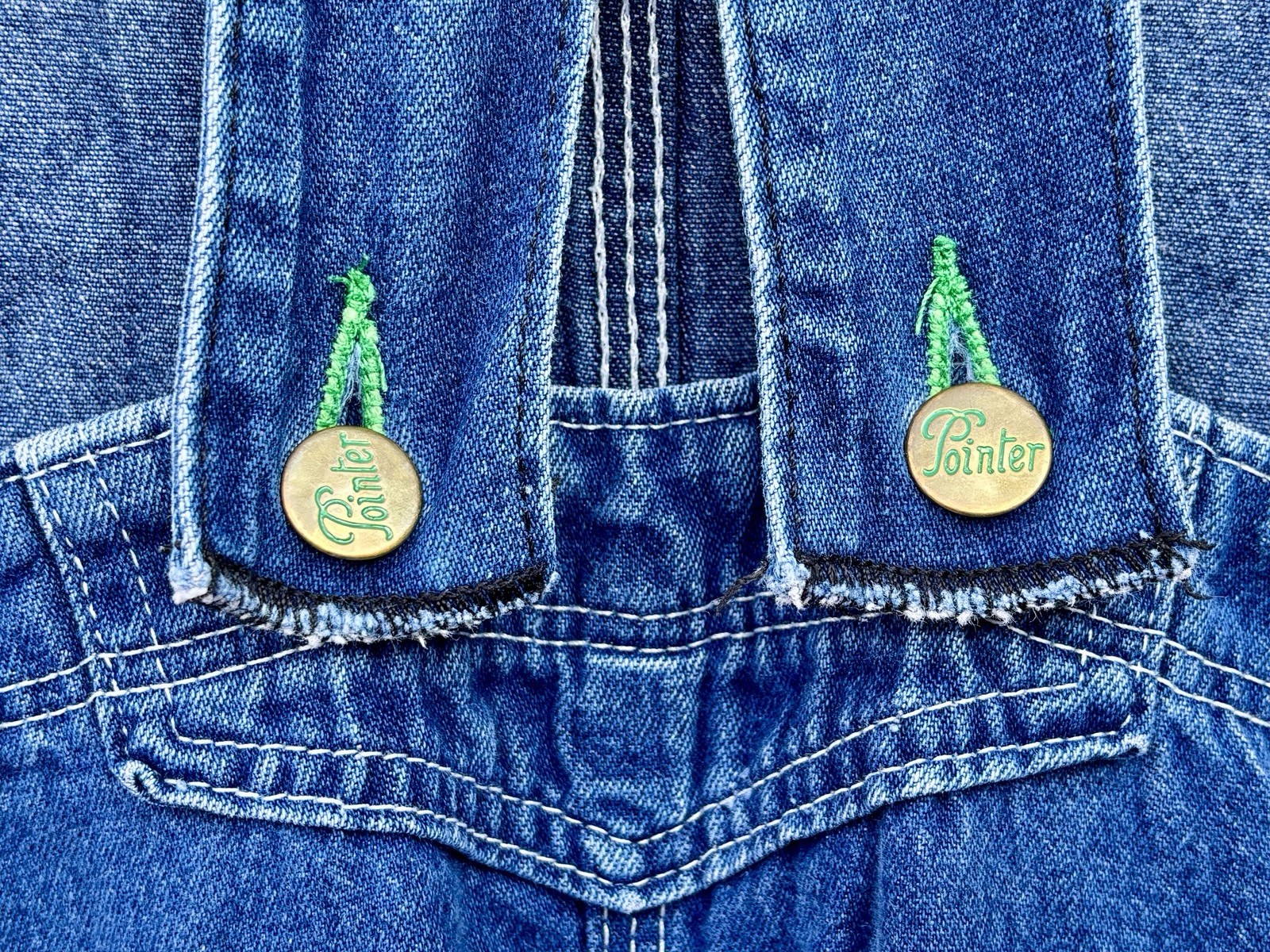 Pointer Brand Denim Overalls w/RARE POINTER BRAND… - image 16