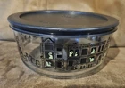 Pyrex 4 Cup Haunted Mansion Cemetery Storage Bowl W/ Lid