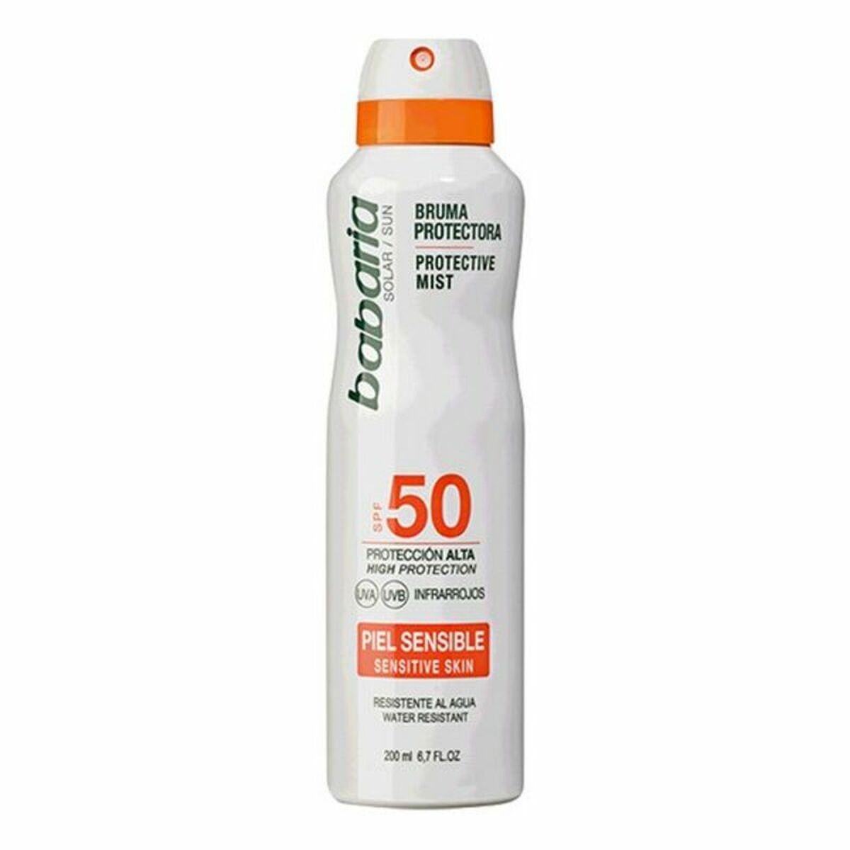 Bruma Solar Protectora Babaria Solar Piel Sensible Spf 50 200 ml