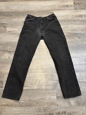 VTG Wrangler 13MWZ Black Denim Men’s Jeans 36x36 Made In USA Western Cowboy C24